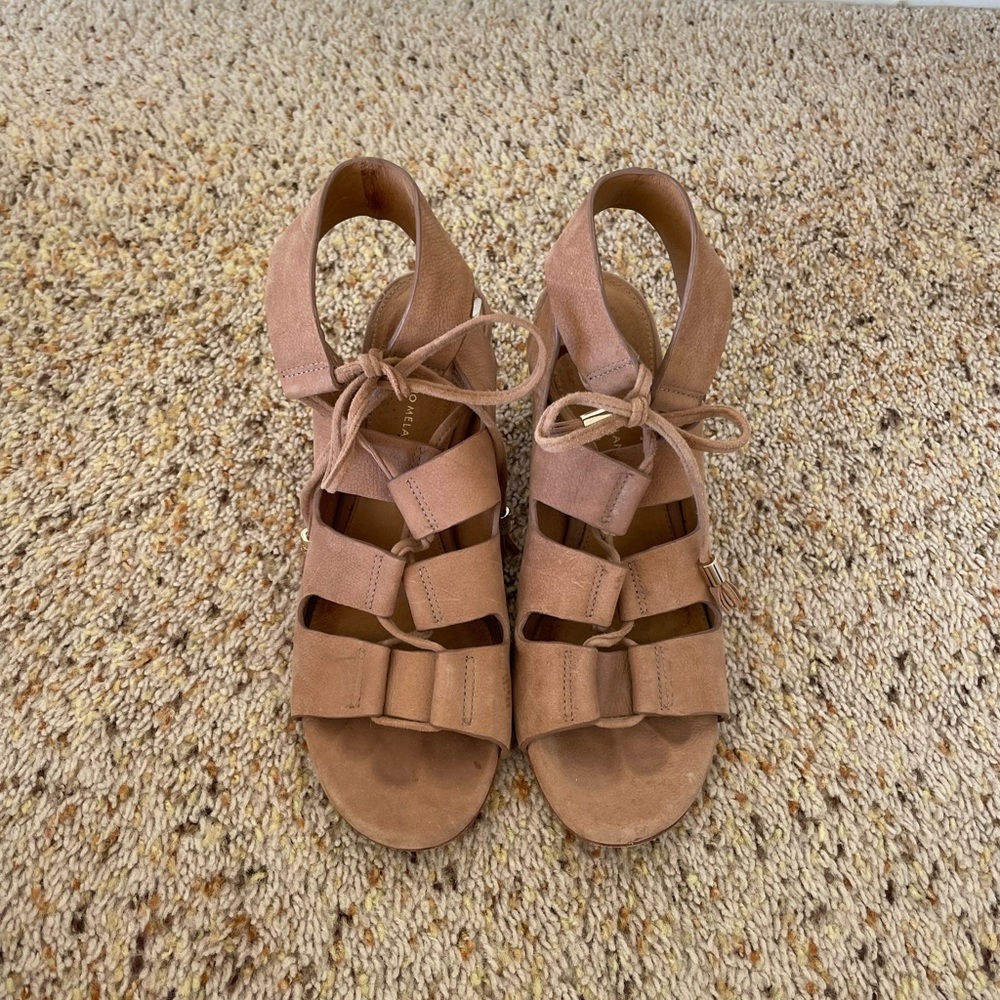 Tan Antonio melani heels